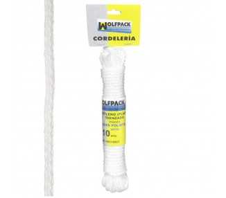 Cuerda Trenzada Plástico Blanca (Madeja 10 m.)