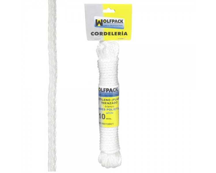 Cuerda Trenzada Plástico Blanca (Madeja 10 m.)