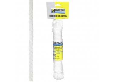 Cuerda Trenzada Plástico Blanca (Madeja 10 m.)