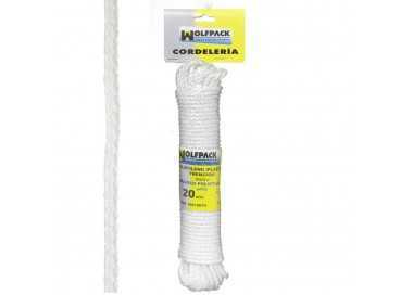 Cuerda Trenzada Plástico Blanca (Madeja 20 m.)