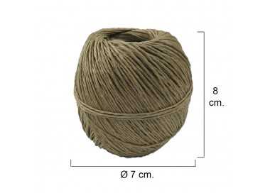 Hilo Bramante Cañamo Pulido Nº 4   (Bobina 100 Gramos)