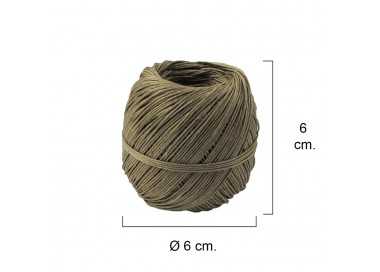 Hilo Bramante Cañamo Pulido Nº 6   (Bobina  50 Gramos)