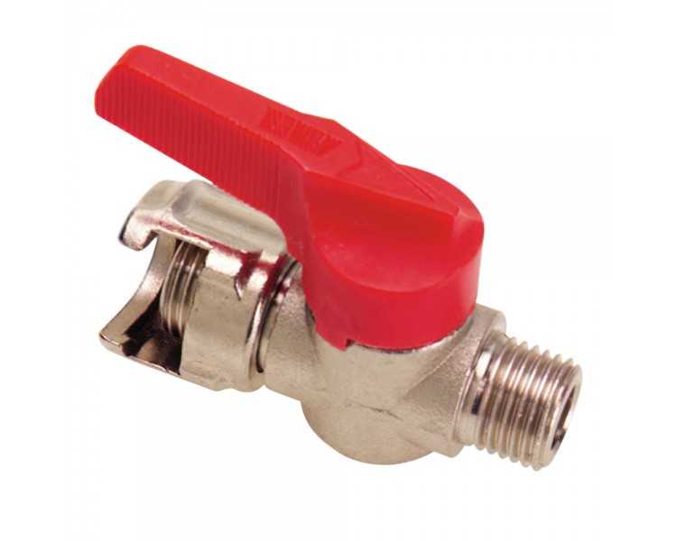 Llave Paso Con Tuerca Bayoneta 3/8 (Blister 1 Pieza)