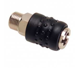 Enchufe Rapido Macho 1/4 (Blister 1 Pieza)