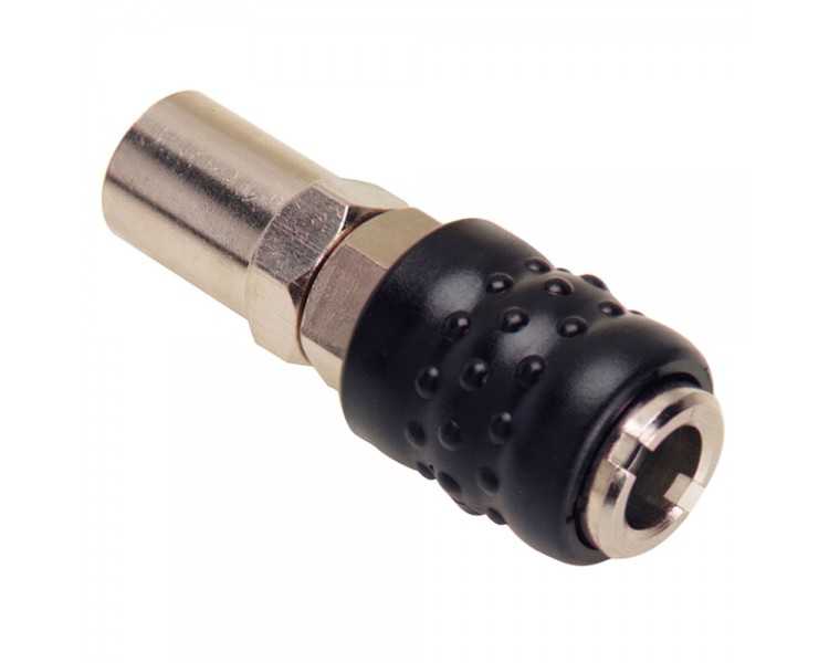 Enchufe Rapido Espiga Manguera 6x14 mm. (Blister 1pieza)