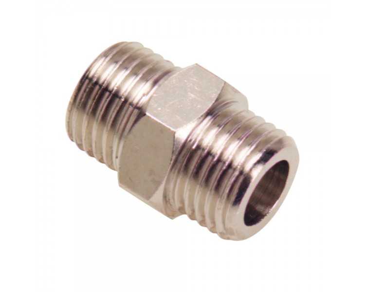 Machon Doble Cilindrico 3/8-3/8. (Blister 2 Piezas)
