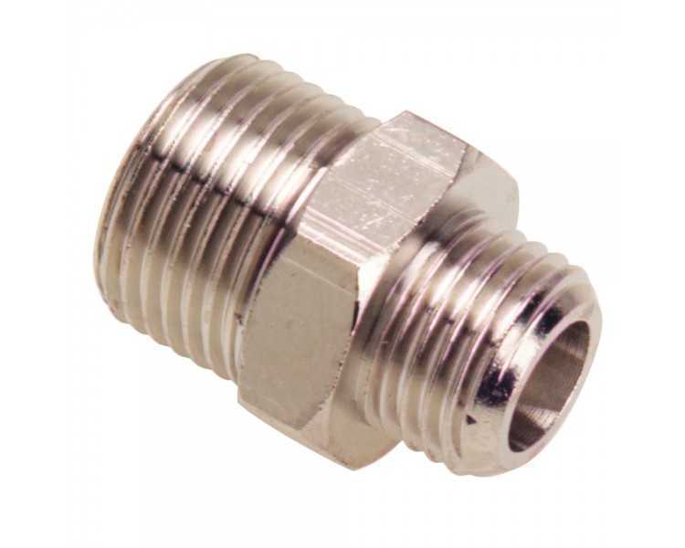 Machon Reductor Cilindrico 1/4-3/8 (Blister 2 Piezas)