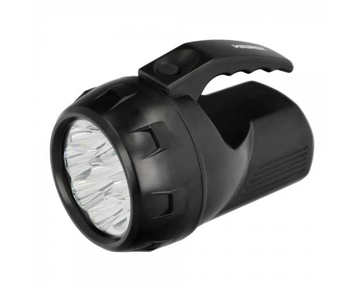 Linterna LED De Mano Con Asa A Pilas (4 AA) 60 Lumenes 9 Leds (9 Watt.)
