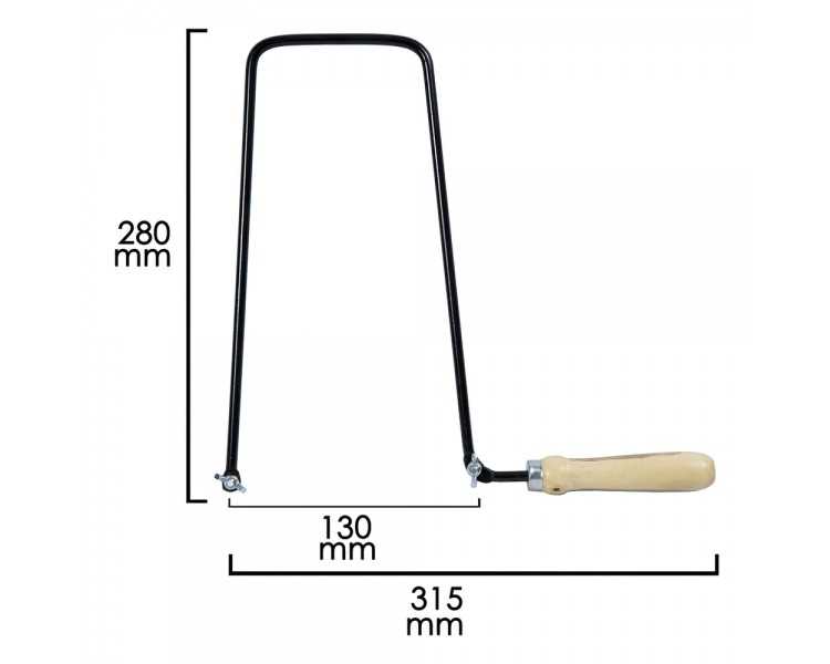 Arco Marqueteria Wolfpack 130x280 mm.