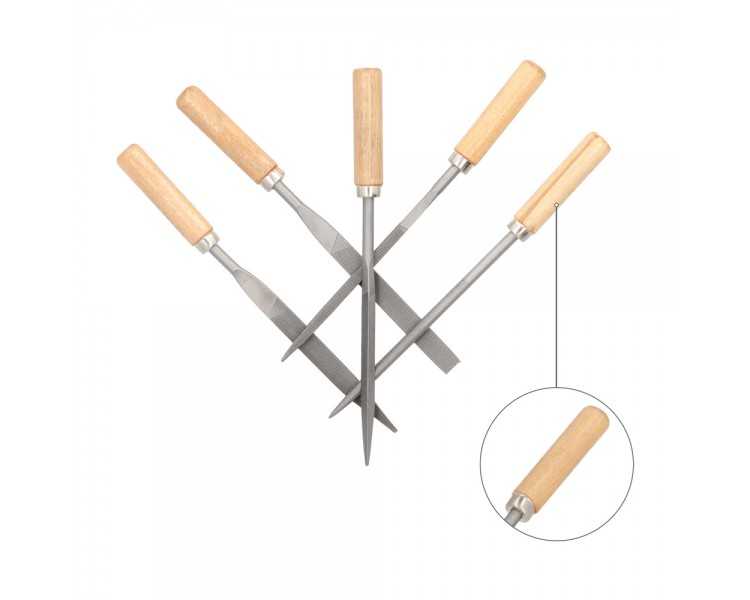 Juego Limas Hierro Pequeñas Surtido 6 Piezas