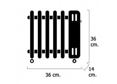 Radiador Aceite  800w 7 Elementos
