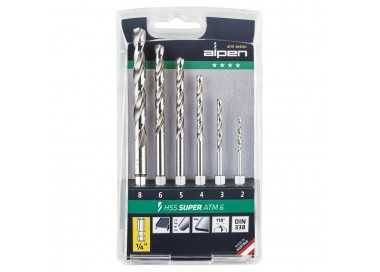 Estuche Brocas Alpen Hexagonal Hss    6 Piezas