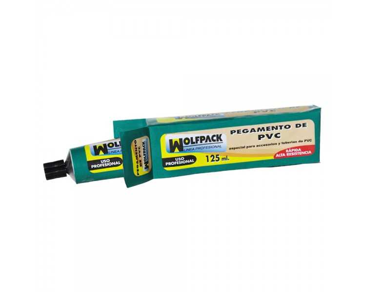 Pegamento PVC  Wolfpack    125 ml.