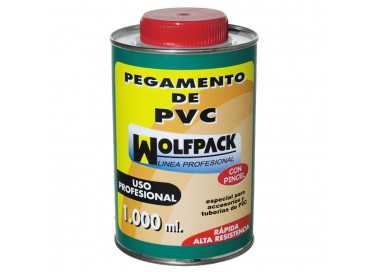 Pegamento Pvc  Wolfpack  Con Pincel 1000 ml.