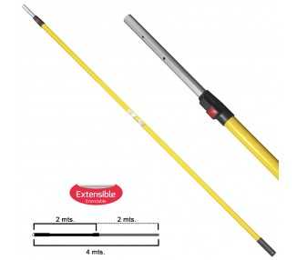 Mango Samurai Extensible Aluminio 2,0+2,0 Metros
