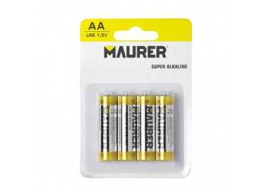 Pila Maurer Alcalina AA / LR06  (Blister 4 piezas)