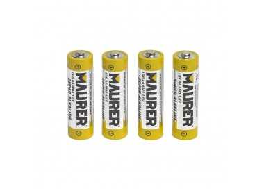 Pila Maurer Alcalina AA / LR06  (Blister 4 piezas)