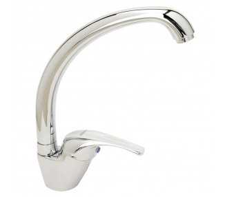 Monomando Fregadero Con Caño Alto Con Cartucho ceramico Ø 40 mm.