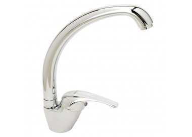 Monomando Fregadero Con Caño Alto Con Cartucho ceramico Ø 40 mm.