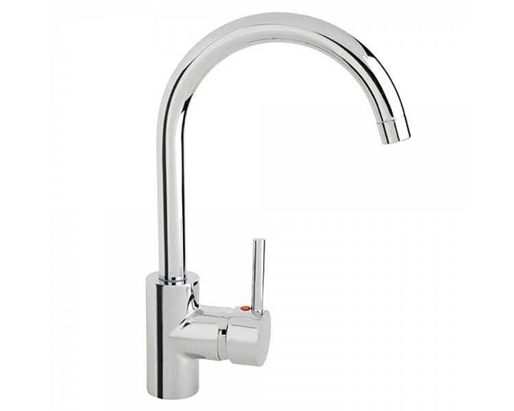 Monomando "Línea Flow" Fregadero Con Caño Alto Con Cartucho ceramico Ø 40 mm.