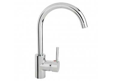Monomando "Línea Flow" Fregadero Con Caño Alto Con Cartucho ceramico Ø 40 mm.