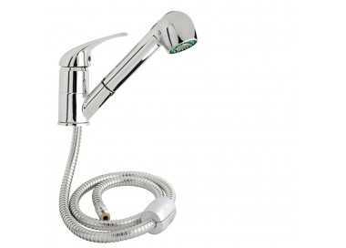 Monomando "Línea Flow" Fregadero Telescópico Con Cartucho Ceramico Ø 40 mm.