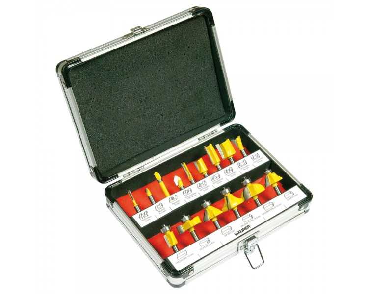 Juego Fresas Maurer 15 Piezas Con Maletin