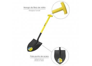 Pala Mango Fibra Vidrio Punta Mango Muleta Nº 3