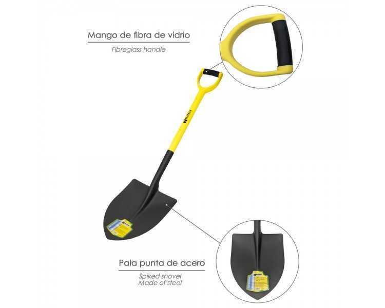 Pala Mango Fibra Vidrio Punta Mango Anilla Nº 3