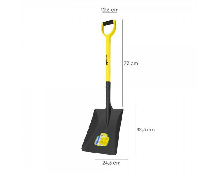 Pala Mango Fibra Vidrio Cuadrada Mango Anilla Nº 3