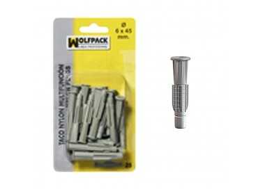 Taco Multiaccion MU  6x35 mm. (25 Piezas)