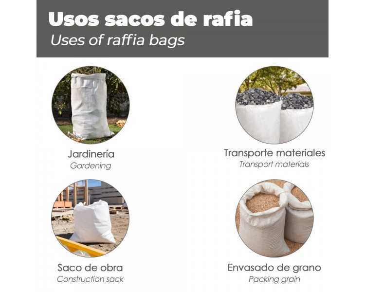 Saco Obra Rafia 50 x  80 Cm
