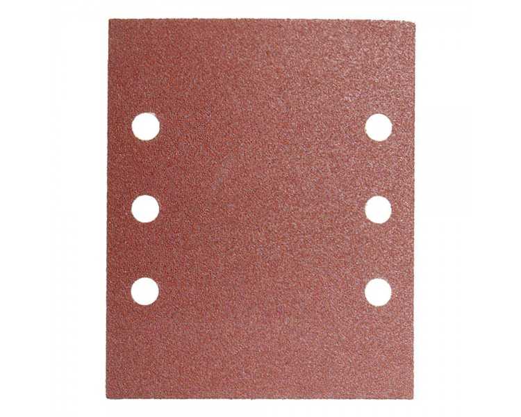 Lija Recambio Con Velcro 114x140 mm. Con Agujeros Grano  80 (10 Piezas)