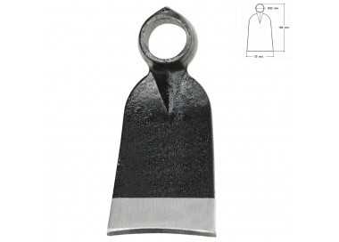 Azada Forjada Sin Mango 343/  310 Gramos
