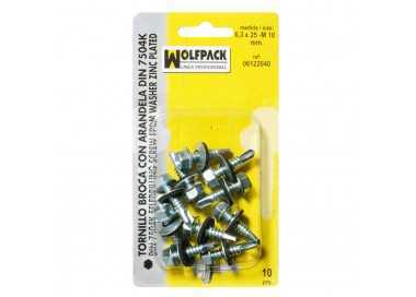 Tornillo Broca 5,5x22-8 mm. (10 Piezas)