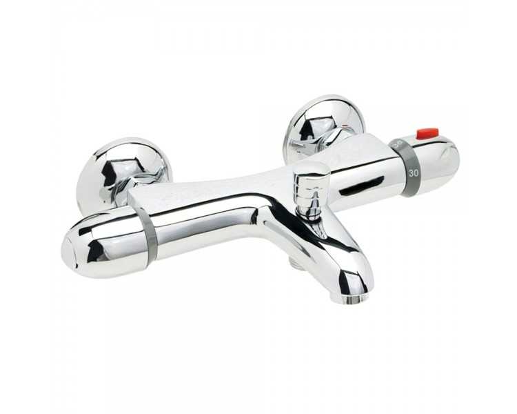 Monomando "Línea Flow" Baño y Ducha Termostático Con Cartucho ceramico Ø 40 mm.