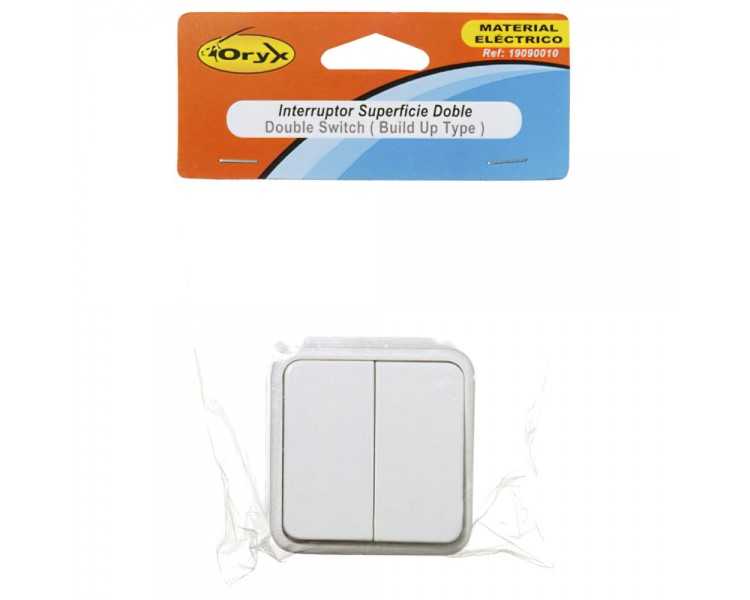 Interruptor Oryx Superficie Doble