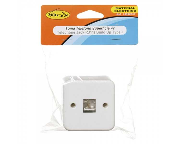 Toma Telefono Oryx Superficie 4v