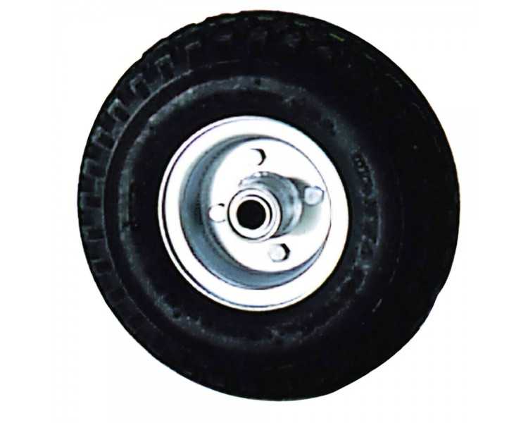 Rueda Carretilla Almacen / Sacos  Neumática Llanta Galvanizada  20 mm.
