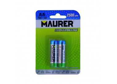 Pila Maurer Recargable HR-6 / AA (Blister 2 Piezas)