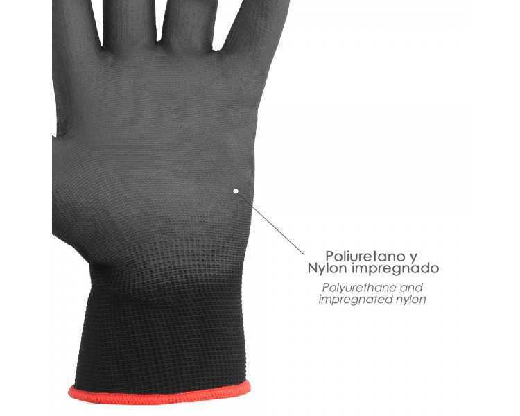 Guantes Poliuretano / Poliester Impregnado  7" (Par)