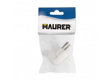 Clavija / Enchufe Salida Lateral 16 A. 250 V. Blanca
