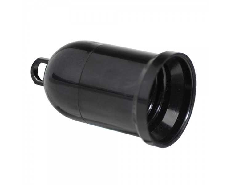 Portalamparas 4 A. E-27 Obra Negro