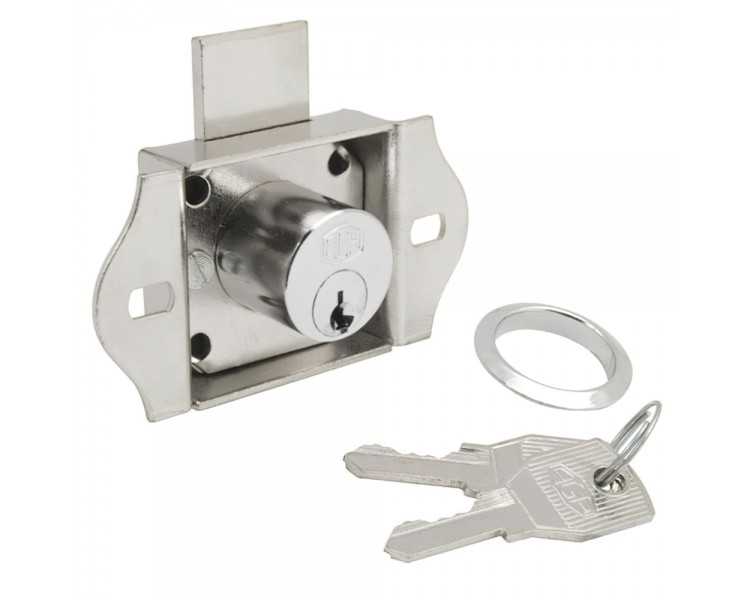 Cerradura Mueble Para Cajon 101/18 mm. Laton