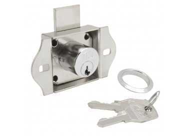 Cerradura Mueble Para Cajon 101/18 mm. Laton