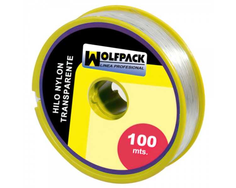 Hilo Nylon Transparente 1.0 mm. Rollo 100 m.