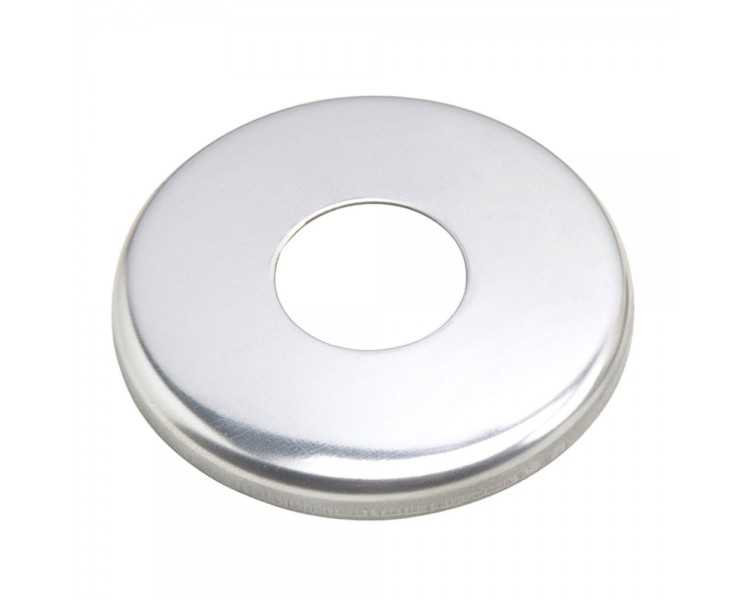 Embellecedor Escudo Abombado Acero 1/2"