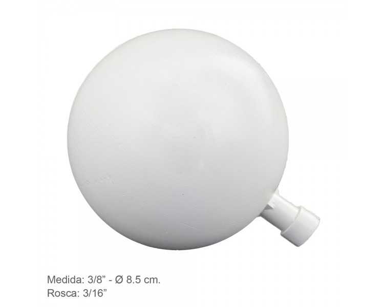 Boya Plastico 3/8" x  8,5 Ø cm. Rosca 3/16"