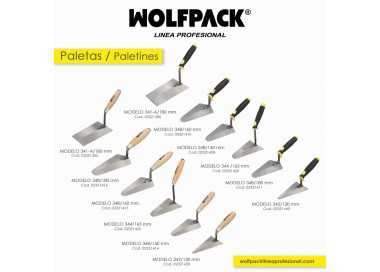 Paleta Wolfpack Mango Madera 341-A / 180 mm.