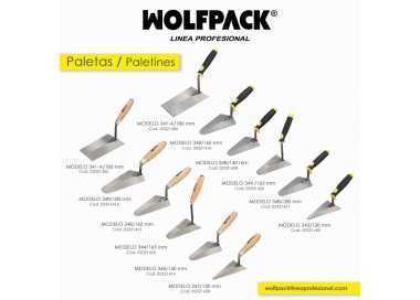 Paleta Wolfpack Mango Madera 344 / 165 mm.